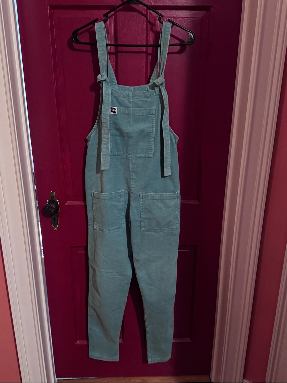 Lucy & yak dungarees teal/blue US size 4